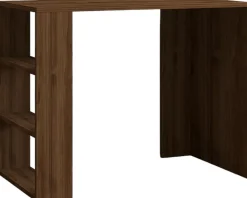 Emob Schreibtisch Cool - 100% MELAMINE - Nussbaum - 90 x 70 x 50 cm