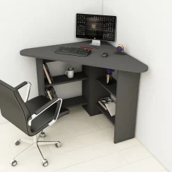Emob Schreibtisch Corner - 100% MELAMINE - - 80 x 73,8 x 80 cm
