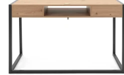 Finori Schreibtisch Damon 120cm 2 Schubladen - Eiche/anthrazit