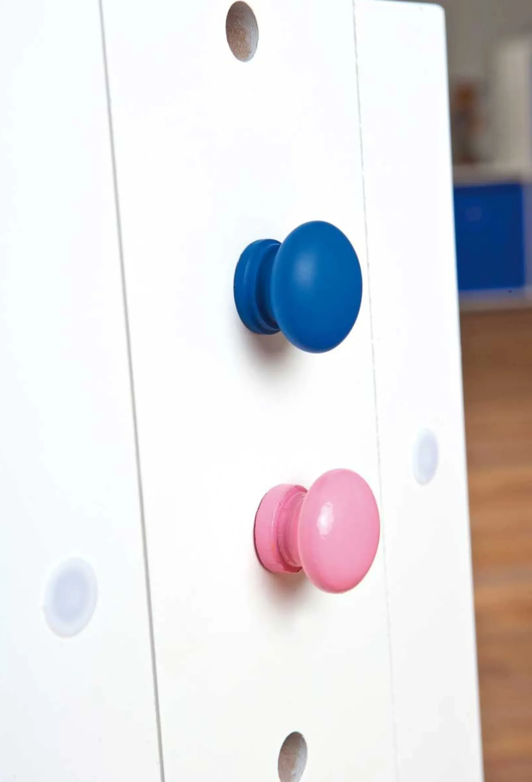 Kinder Interlink Schreibtisch Dana mit kippbarer Tischplatte - Blau/Rosa