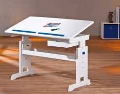 Kinder Interlink Schreibtisch Dana mit kippbarer Tischplatte - Blau/Rosa