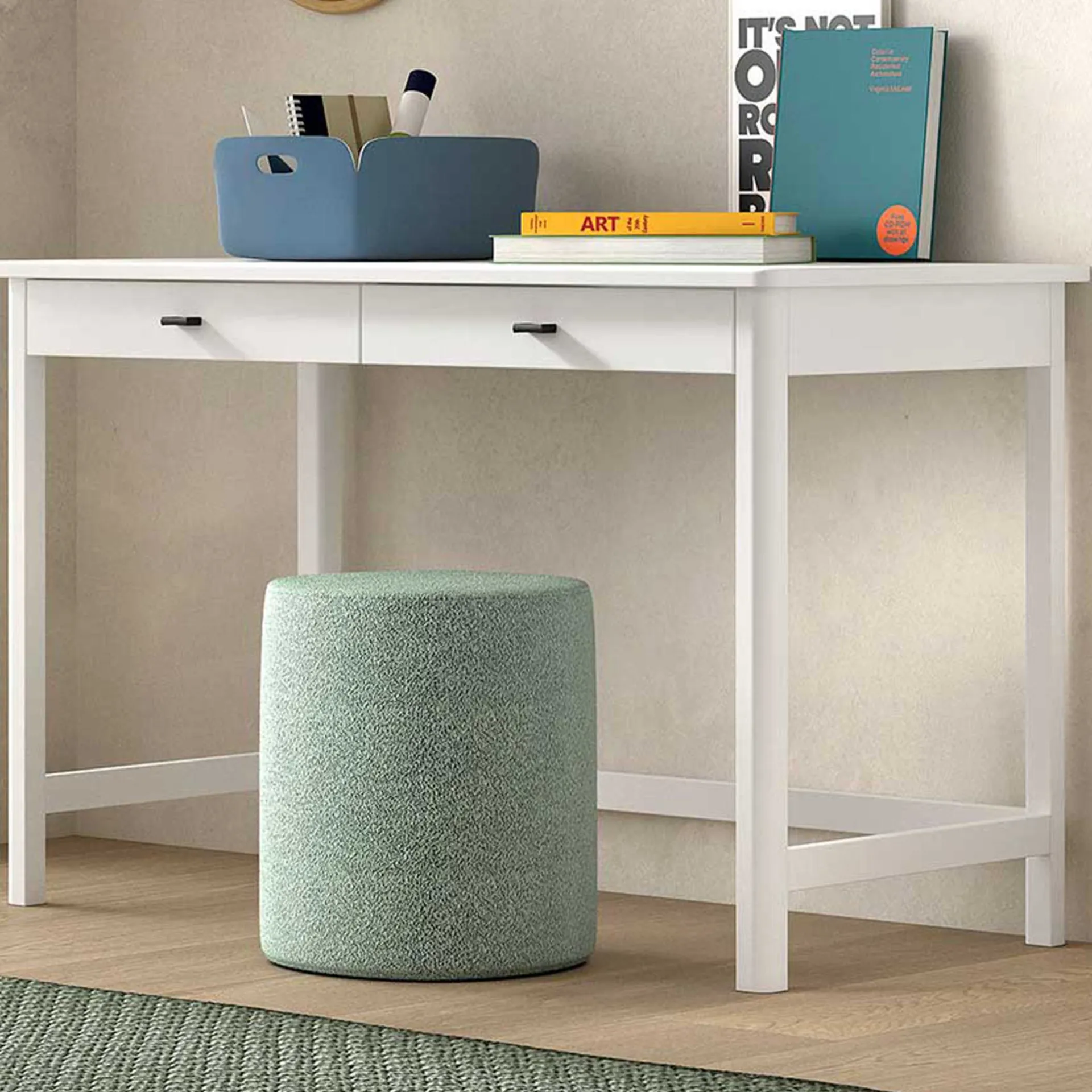 Kinder Vipack Schreibtisch Forrest - 120x60x77cm - mit zwei Schubladen - buche