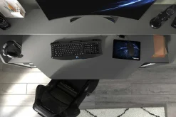 Kinder Parisot Schreibtisch-Gaming mit LED-Streifen