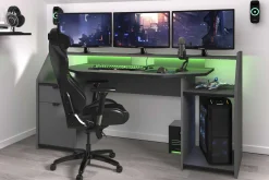 Kinder Parisot Schreibtisch-Gaming mit LED-Streifen
