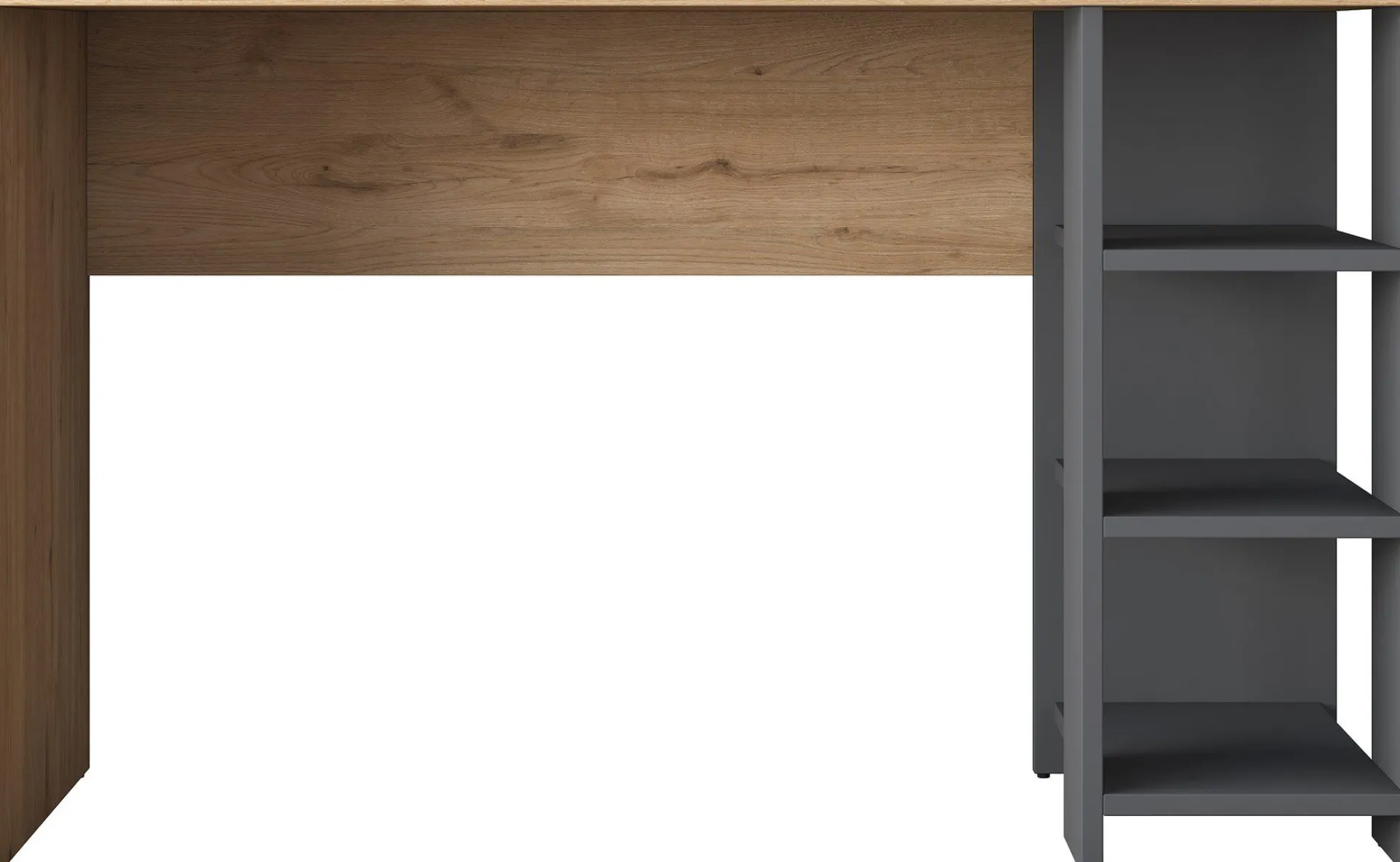 Emob Schreibtisch HA108 - 100% MELAMINE - Nussbaum - 120 x 73,8 x 45 cm