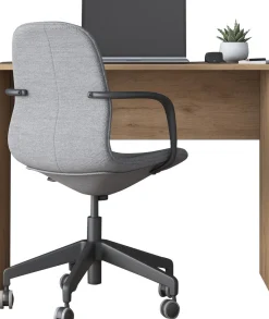 Emob Schreibtisch HA114 - 100% MELAMINE - Nussbaum - 90 x 73 x 40 cm