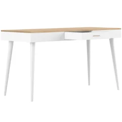 Temahome Schreibtisch Horizon 134cm - Eiche/Weiß