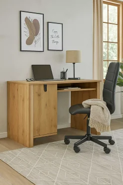Gautier - Gami Schreibtisch Lugano | 110 x 56 x 77 cm | Design Artisan Oak