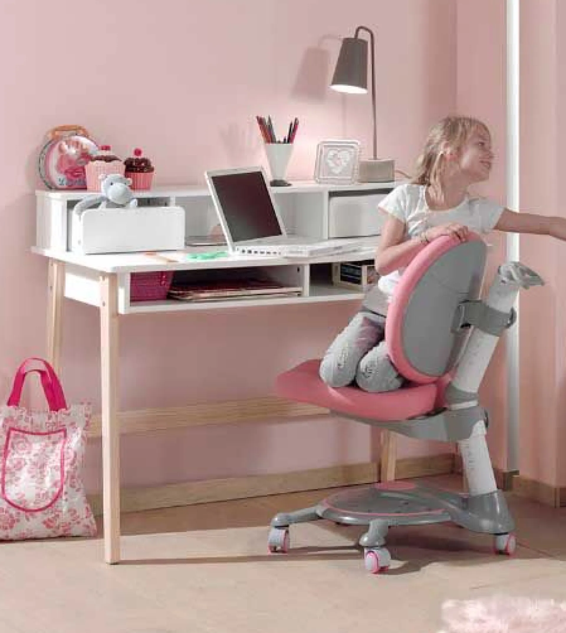 Kinder Vipack Schreibtisch mit Aufsatz Kiddy