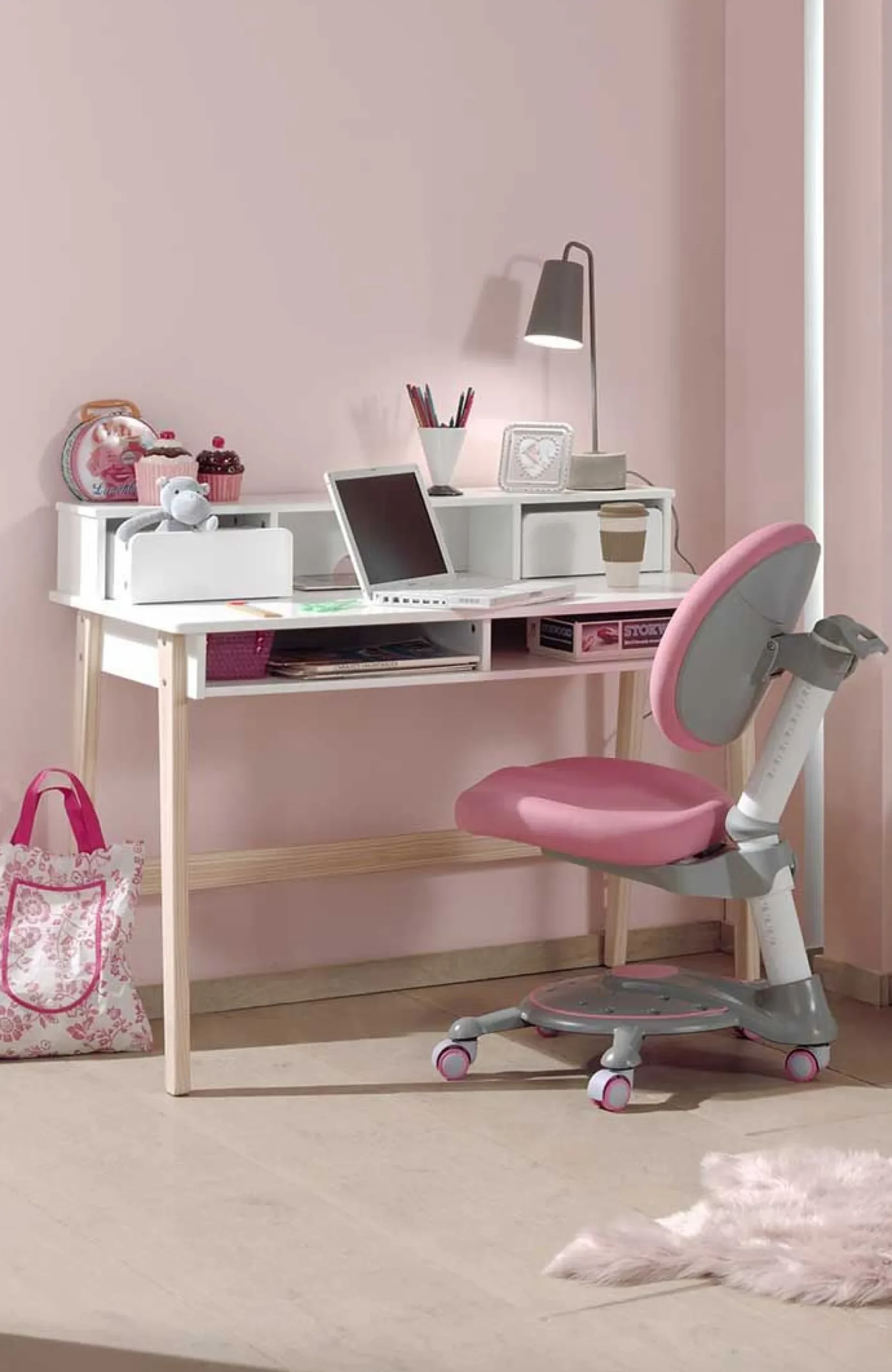 Kinder Vipack Schreibtisch mit Aufsatz Kiddy