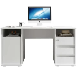 Emob Schreibtisch Primos 145cm mit 3 Schubladen und 1 Tür -