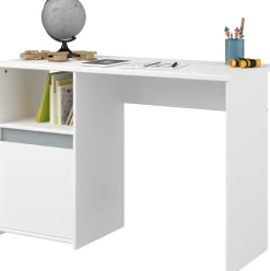 Kinder Parisot Schreibtisch Rue 110cm mit Schrank - /grau oder /rosa