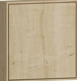 Emob Schreibtisch Sedir - 100% MELAMINE - Eiche - 59 x 80,2 x 90 cm