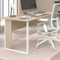 Parisot Schreibtisch The Office - 150x80x73cm - Eiche Dekor/Weiß