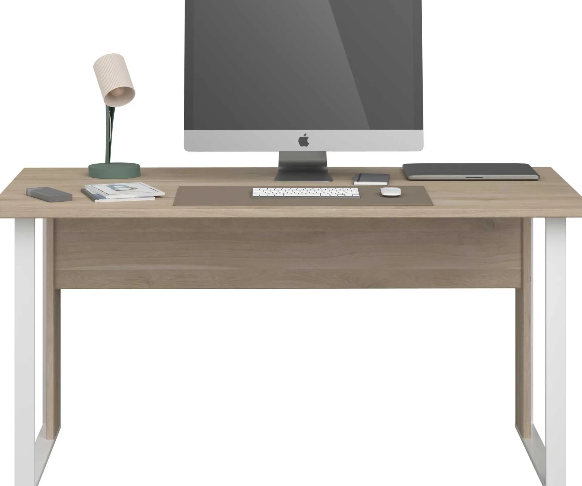 Parisot Schreibtisch The Office - 150x80x73cm - Eiche Dekor/Weiß