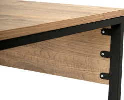 Emob Schreibtisch Twin - 240x60x74cm - für 2 Personen - atlantic pine