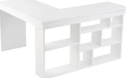 Emob Schreibtisch Vesper - 100% MELAMINE - Natur - 72 x 120 x 130 cm