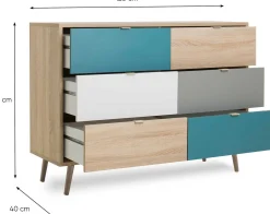Schubladenschrank Kuba 6 Schubladen