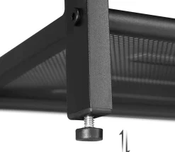 Schuhbank Brad 2 Ablagen - rustikal braun/schwarz