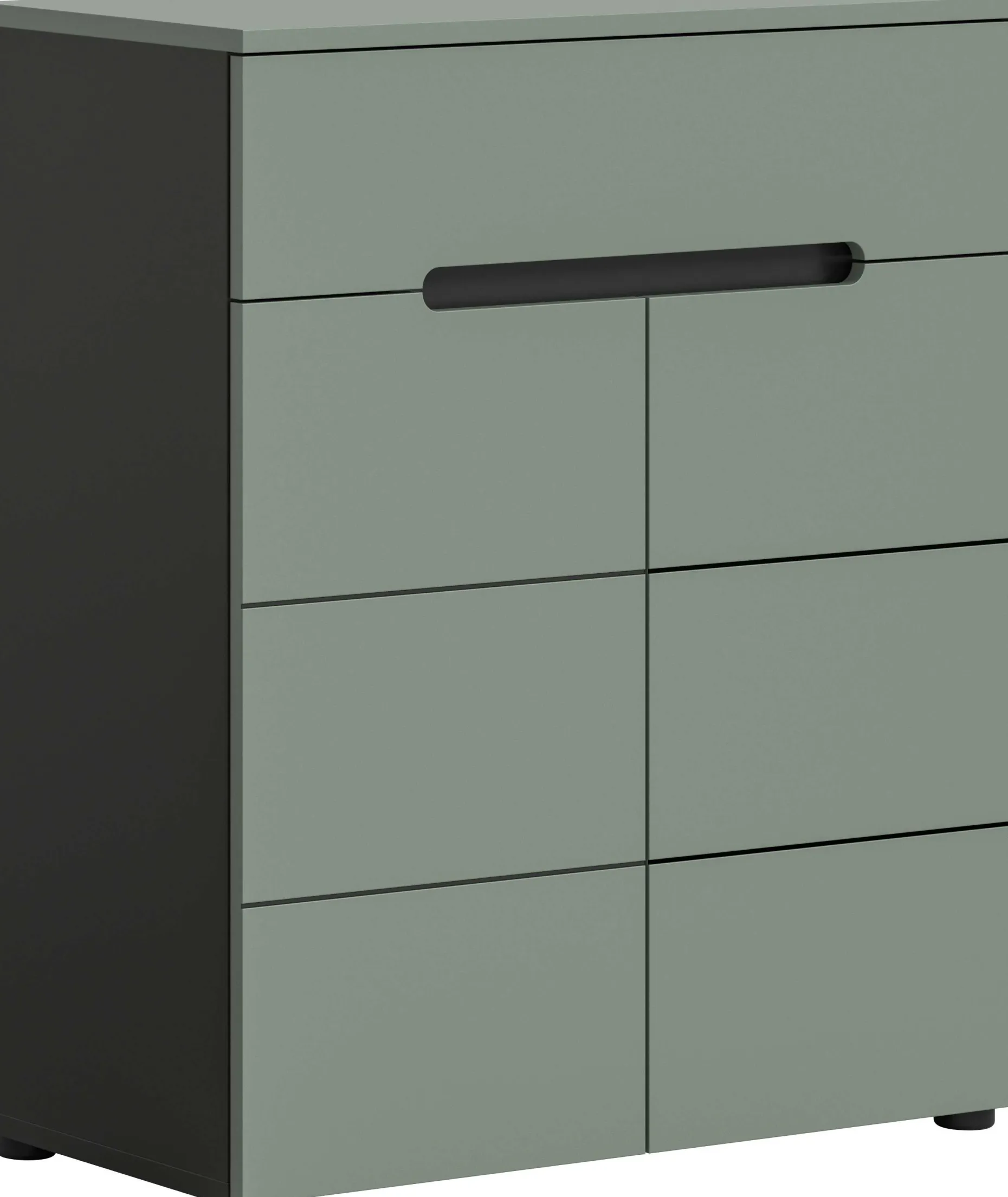 Schuhschrank Canu Xonox - Rauchgrün - 94x80x37 cm