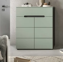 Schuhschrank Canu Xonox - Rauchgrün - 94x80x37 cm