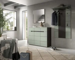 Schuhschrank Canu Xonox - Smoke Green - 120x94x37 cm
