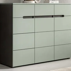 Schuhschrank Canu Xonox - Smoke Green - 120x94x37 cm