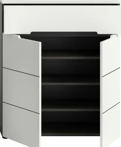 Schuhschrank Canu Xonox - Weiß - 80x94x37 cm