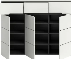 Schuhschrank Canu Xonox - Weiß - 120x94x37 cm