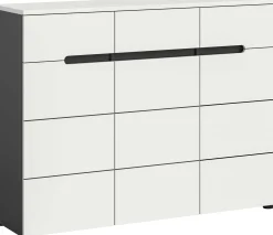 Schuhschrank Canu Xonox - Weiß - 120x94x37 cm
