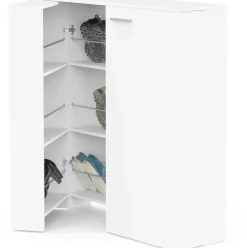 Schuhschrank Cuba - 100x33x114cm - 2 Türen - weiß