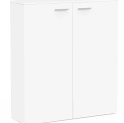 Schuhschrank Cuba - 100x33x114cm - 2 Türen - weiß