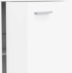 Schuhschrank Cuba - 100x33x114cm - 2 Türen - weiß