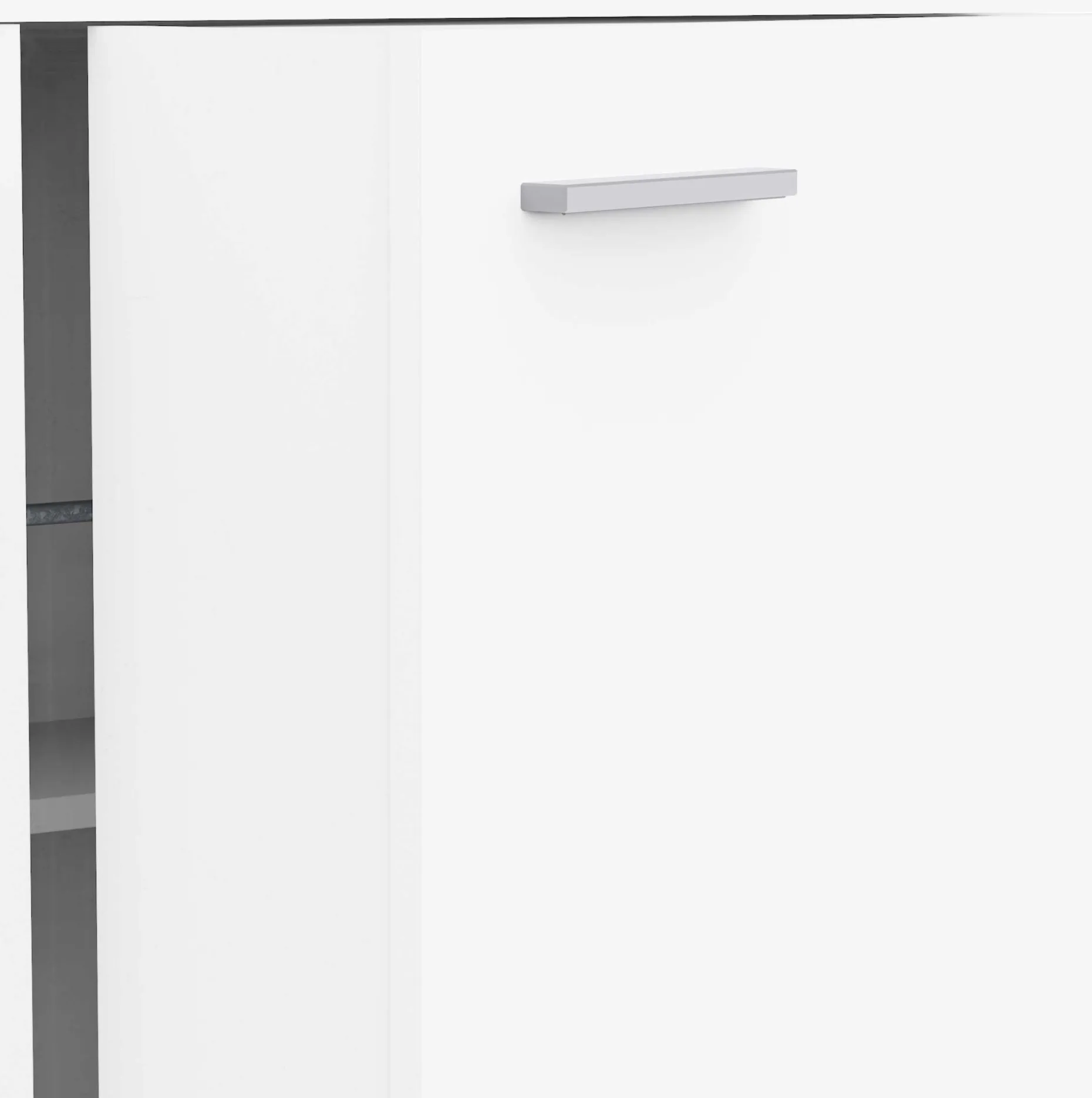 Schuhschrank Cuba - 100x33x114cm - 2 Türen - weiß