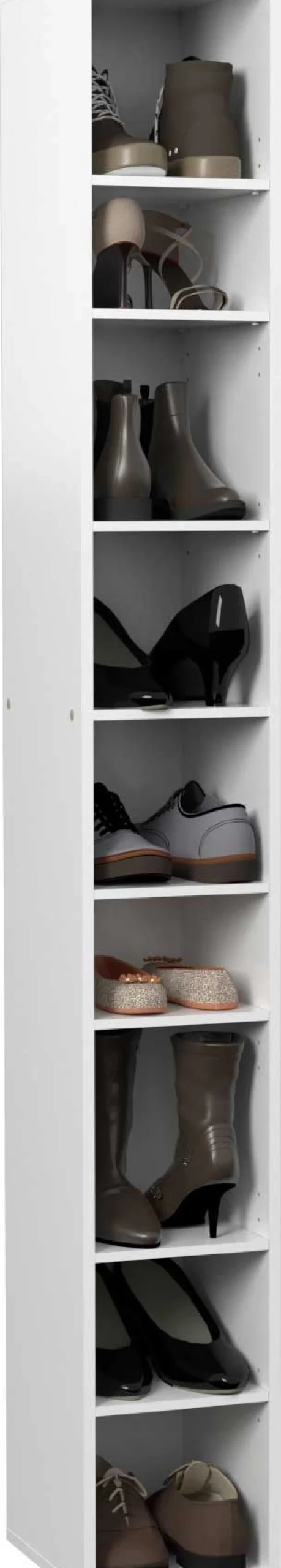 Schuhschrankmodul Stan 200cm - weiß