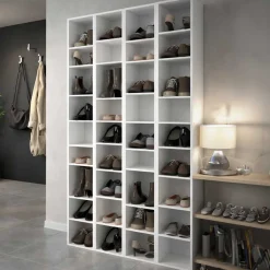 Schuhschrankmodul Stan 200cm - weiß