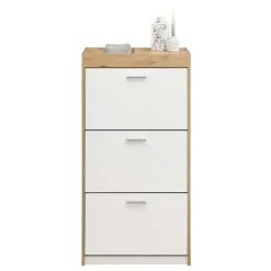 Schuhschrank Paris | 64 x 38 x 126 cm | Weiß
