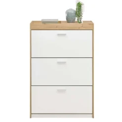 Schuhschrank Paris | 84 x 38 x 126 cm | Weiß