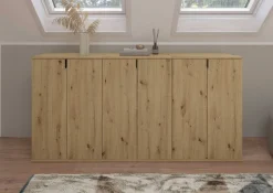 Schuhschrank Projekt X Emob - Artisan Oak - 61x99x34 cm - Naturholzoptik