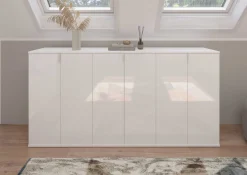 Schuhschrank Projekt X Xonox - Weiß Hochglanz - 61x99x34 cm
