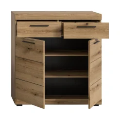 Schuhschrank Scout Xonox – Evoke Eiche – 90x96x37 cm