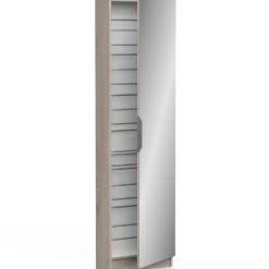 Schuhschrank Zayah-gebürstete Eiche