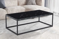 Rousseau es Marmordekor Couchtisch - Dallas | H-H 40 x B-L 120 x T-P 60 cm