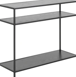 Emob Seaford Rechteckiger Konsolentisch, Melaminharzbeschichtung Esche , 100x35x79 cm