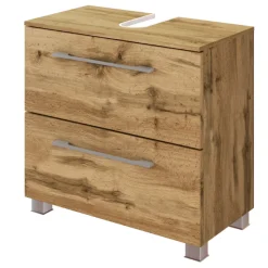 Held SefaBadezimmer : Wandschrank, Spiegelschrank, Waschtischunterschrank - Eiche