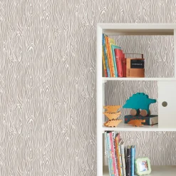 RoomMates Selbstklebende Tapete Wood Grain