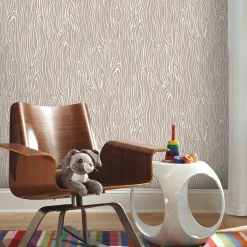RoomMates Selbstklebende Tapete Wood Grain