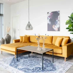 House Nordic Senfes Lido Lounge Sofa mit vier Kissen