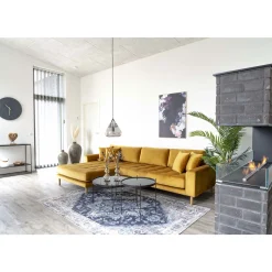 House Nordic Senfes Lido Lounge Sofa mit vier Kissen