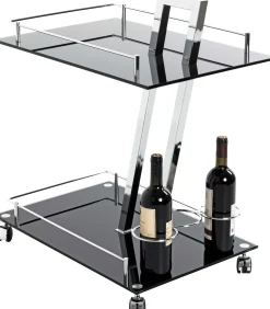 Haku Servierwagen Sam - 60x40x72 cm - Sicherheitsglas/